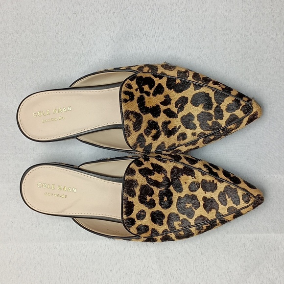 Cole Haan Women's Piper Cheetah Mules - Picture 1 of 4